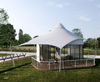 Modern Building Appearance-ID:711535932