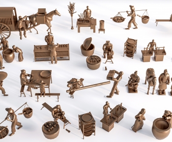 Modern Sculpture Sketch-ID:792234904