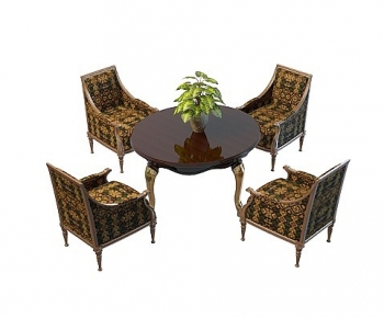 European Style Leisure Table And Chair-ID:191979892