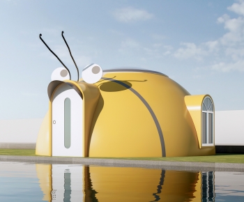 Modern Cartoon House-ID:622504008