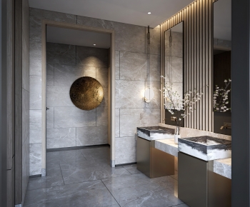 Modern Public Toilet-ID:890342954