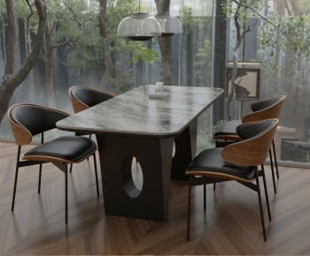 Modern Dining Table And Chairs-ID:836834914