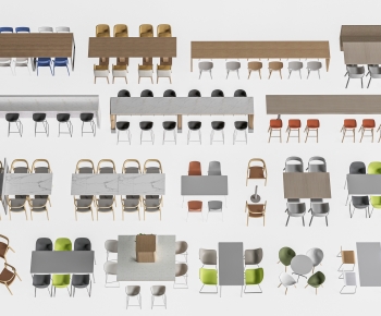 Modern Dining Table And Chairs-ID:699594026