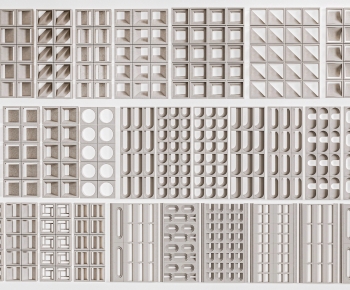 Modern Cement Brick Screen Partition-ID:562944899