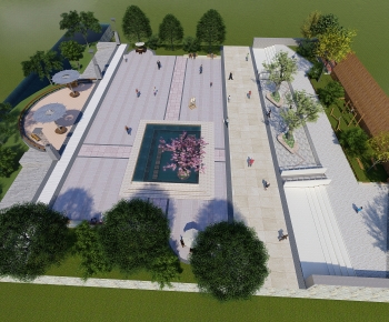 Modern Park Landscape-ID:799490939