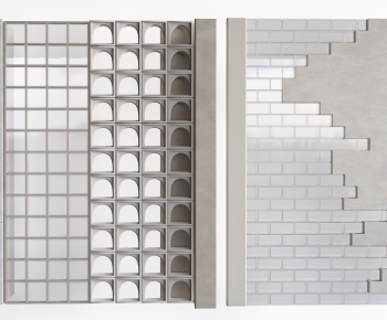 Modern Cement Brick Screen Partition-ID:427840959