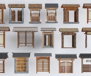 New Chinese Style Gate-ID:593275076