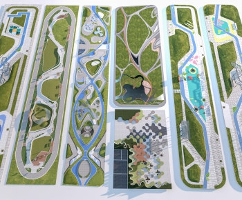 Modern Park Landscape-ID:965842016