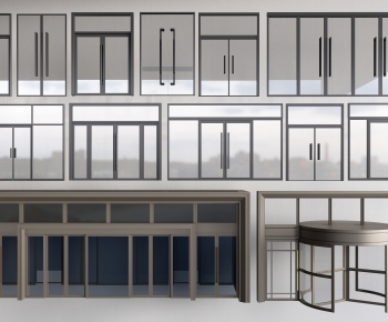 Modern Double Door-ID:587399071