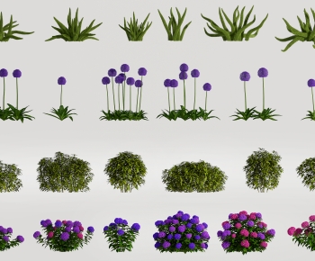Modern Flowers And Grass-ID:579647067