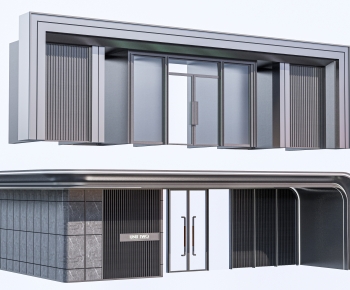 Modern Facade Element-ID:577433117