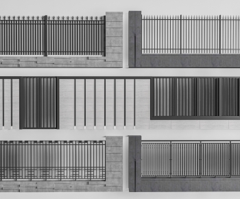 Modern Fence-ID:179805043