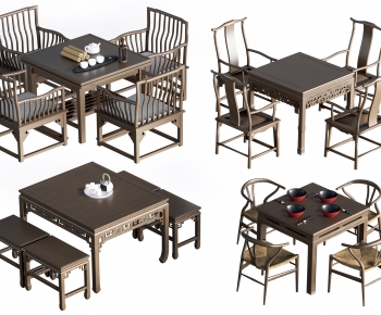 Chinese Style Dining Table And Chairs-ID:711357128