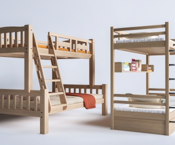 Modern Bunk Bed-ID:796937945