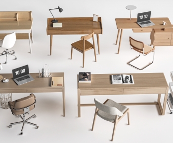 Modern Office Desk And Chair-ID:314726112