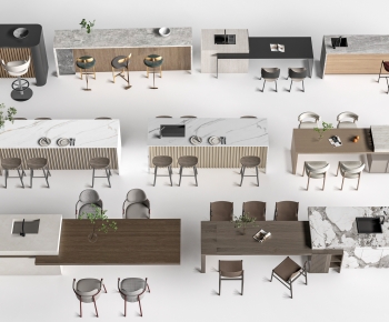 Modern Dining Table And Chairs-ID:697870979