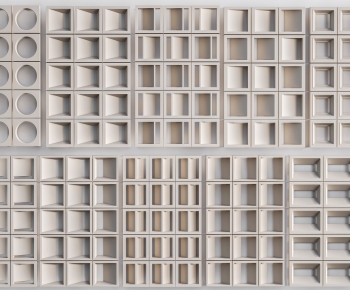 Modern Cement Brick Screen Partition-ID:947983034