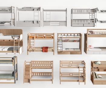 Modern Bunk Bed-ID:798105961