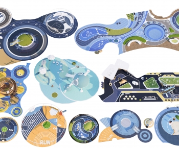 Modern Park Landscape-ID:445199018