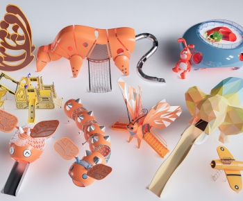 Modern Equipment For Children-ID:682826043