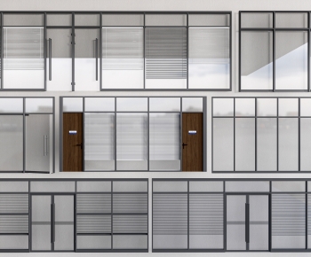 Modern Glass Screen Partition-ID:157116899