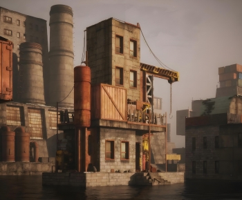 Modern Appearance Of Commercial Building-ID:696283102