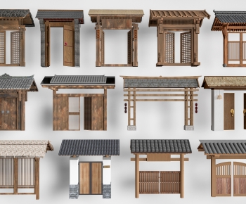 New Chinese Style Gate-ID:998548036