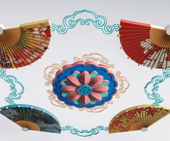 New Chinese Style Sculpture Sketch-ID:669822938