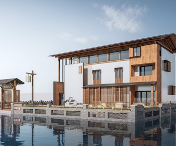 New Chinese Style Appearance Of Commercial Building-ID:181103947