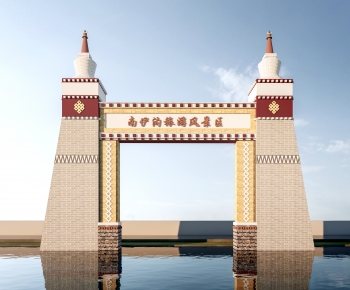 New Chinese Style Gate-ID:109184038