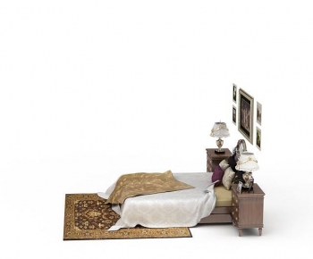 European Style Double Bed-ID:172060017