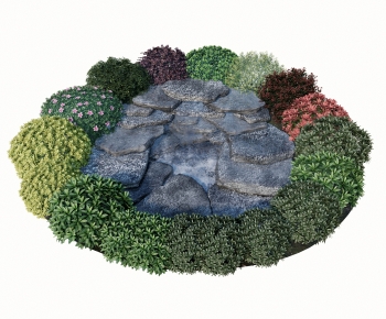 Modern Rockery Waterscape-ID:390378955