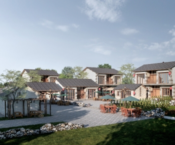 New Chinese Style Appearance Of Commercial Building-ID:881455909