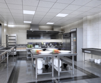 Modern Central Kitchen-ID:676028976