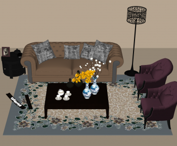 European Style Sofa Combination-ID:512573967