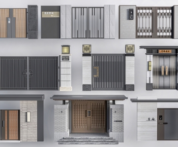 New Chinese Style Gate-ID:866847997