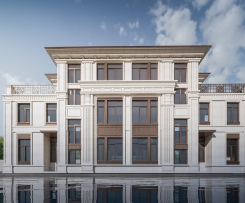 Simple European Style Detached Villa-ID:985069998