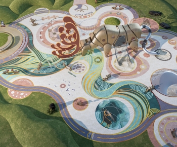 Modern Park Landscape-ID:793359044