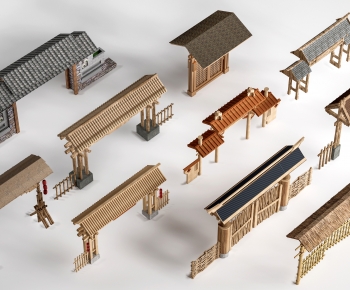 New Chinese Style Door-ID:692404035