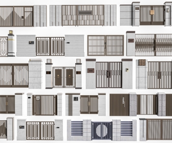 New Chinese Style Gate-ID:549072987