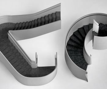 Modern Rotating Staircase-ID:255620968