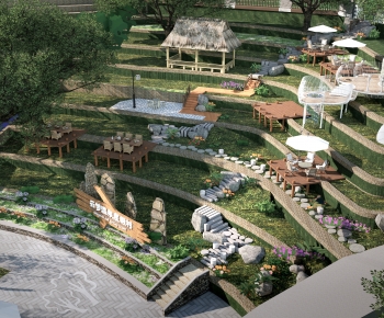 Modern Park Landscape-ID:250135901