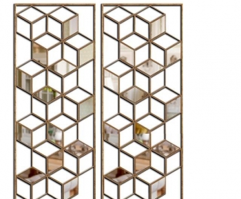 Modern Metal Screen Partition-ID:631345992