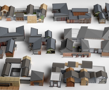 New Chinese Style Appearance Of Commercial Building-ID:273808006