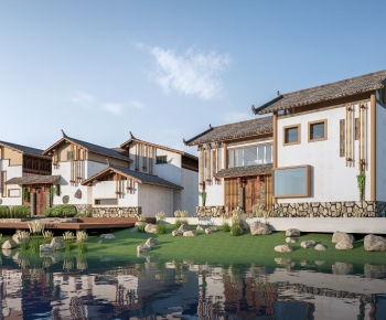 New Chinese Style Appearance Of Commercial Building-ID:378824001