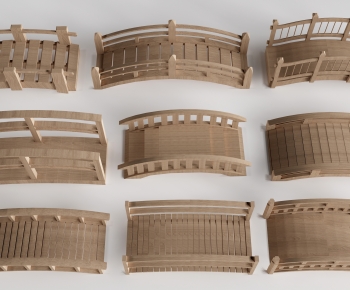 New Chinese Style Bridge-ID:742218029