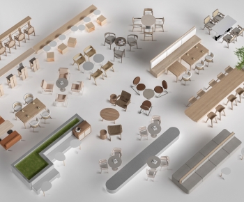 Modern Dining Table And Chairs-ID:993932011