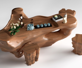 New Chinese Style Tea Tables And Chairs-ID:149770981