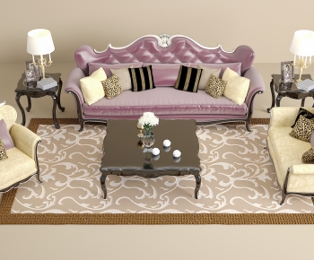 European Style Sofa Combination-ID:644898899