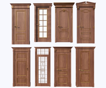European Style Single Door-ID:287499457